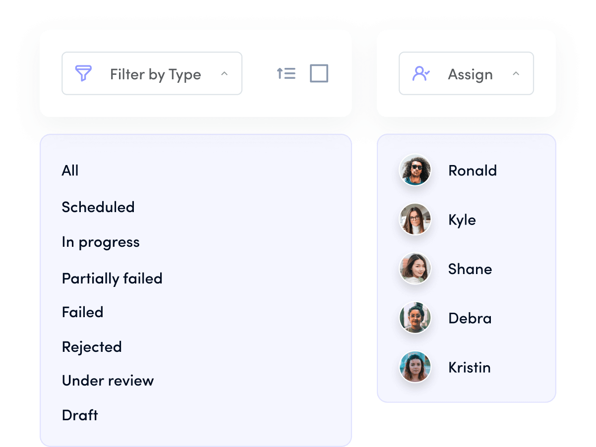 filter content - social media content calendar 